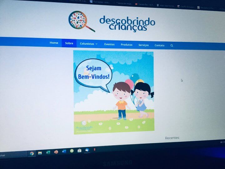 Colunista Descobrindo Crianças